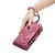 Samsung Galaxy A35 5G CaseMe 008 Multifunctional Zipper Wallet Leather Phone Case with Lanyard - Red