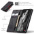 Samsung Galaxy A35 5G CaseMe 013 Multifunctional Horizontal Flip Leather Phone Case - Black