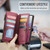 Samsung Galaxy A53 5G CaseMe C36 Card Slots Zipper Wallet RFID Anti-theft Leather Phone Case - Wine Red