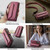 Samsung Galaxy A53 5G CaseMe C36 Card Slots Zipper Wallet RFID Anti-theft Leather Phone Case - Wine Red