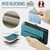 Samsung Galaxy A54 5G CaseMe C36 Card Slots Zipper Wallet RFID Anti-theft Leather Phone Case - Blue-green