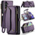 Samsung Galaxy A54 5G CaseMe C36 Card Slots Zipper Wallet RFID Anti-theft Leather Phone Case - Purple