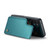 Samsung Galaxy A55 5G CaseMe C22 PC+TPU Business Style RFID Anti-theft Leather Phone Case - Blue Green