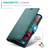 Samsung Galaxy A71 4G CaseMe 023 Butterfly Buckle Litchi Texture RFID Anti-theft Leather Phone Case - Pearly Blue
