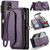 Samsung Galaxy A71 4G CaseMe C36 Card Slots Zipper Wallet RFID Anti-theft Leather Phone Case - Purple