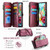 Samsung Galaxy A71 4G CaseMe C36 Card Slots Zipper Wallet RFID Anti-theft Leather Phone Case - Wine Red Samsung Galaxy A71 4G CaseMe C36 Card Slots Zipper Wallet RFID Anti-theft Leather Phone Case - Wine Red