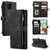 Samsung Galaxy A71 4G CaseMe-C30 Multifunctional Horizontal Flip PU + TPU Phone Case - Black