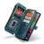 Samsung Galaxy A71 4G CaseMe-C30 Multifunctional Horizontal Flip PU + TPU Phone Case - Blue