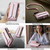 Samsung Galaxy A72 CaseMe C36 Card Slots Zipper Wallet RFID Anti-theft Leather Phone Case - Pink Samsung Galaxy A72 CaseMe C36 Card Slots Zipper Wallet RFID Anti-theft Leather Phone Case - Pink
