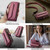 Samsung Galaxy S20 CaseMe C36 Card Slots Zipper Wallet RFID Anti-theft Leather Phone Case - Wine Red