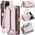 Samsung Galaxy S20 Ultra CaseMe C36 Card Slots Zipper Wallet RFID Anti-theft Leather Phone Case - Pink Samsung Galaxy S20 Ultra CaseMe C36 Card Slots Zipper Wallet RFID Anti-theft Leather Phone Case - Pink
