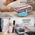 Samsung Galaxy S21 Ultra 5G CaseMe C36 Card Slots Zipper Wallet RFID Anti-theft Leather Phone Case - Pink