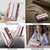 Samsung Galaxy S22 5G CaseMe C36 Card Slots Zipper Wallet RFID Anti-theft Leather Phone Case - Pink