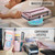 Samsung Galaxy S22+ 5G CaseMe C36 Card Slots Zipper Wallet RFID Anti-theft Leather Phone Case - Pink