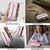 Samsung Galaxy S22+ 5G CaseMe C36 Card Slots Zipper Wallet RFID Anti-theft Leather Phone Case - Pink
