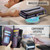 Samsung Galaxy S23 5G CaseMe C36 Card Slots Zipper Wallet RFID Anti-theft Leather Phone Case - Purple