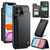 iPhone 11 CaseMe C22 Card Slots Holder RFID Anti-theft Phone Case - Black