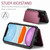 iPhone 11 CaseMe C22 Card Slots Holder RFID Anti-theft Phone Case - Wine Red