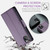 iPhone 11 Pro Max CaseMe 023 Butterfly Buckle Litchi Texture RFID Anti-theft Leather Phone Case - Pearly Purple