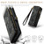 iPhone 12 / 12 Pro CaseMe 008 Detachable Multifunctional Wallet Leather Phone Case - Black