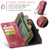 iPhone 12 / 12 Pro CaseMe 008 Detachable Multifunctional Wallet Leather Phone Case - Red