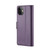 iPhone 12 mini CaseMe 023 Butterfly Buckle Litchi Texture RFID Anti-theft Leather Phone Case - Pearly Purple