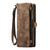 iPhone 13 mini CaseMe 008 Detachable Multifunctional Horizontal Flip Leather Case with Card Slot & Holder & Zipper Wallet & Photo Frame - Brown