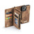 iPhone 13 mini CaseMe 008 Detachable Multifunctional Horizontal Flip Leather Case with Card Slot & Holder & Zipper Wallet & Photo Frame - Brown