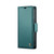 iPhone 13 mini CaseMe 023 Butterfly Buckle Litchi Texture RFID Anti-theft Leather Phone Case - Pearly Blue