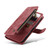 iPhone 13 mini CaseMe C30 PU + TPU Multifunctional Horizontal Flip Leather Case with Holder & Card Slot & Wallet & Zipper Pocket - Red