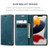 iPhone 13 Pro CaseMe 013 Multifunctional Retro Frosted Horizontal Flip Leather Case with Card Slot & Holder & Wallet - Blue
