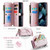 iPhone 13 Pro CaseMe C36 Card Slots Zipper Wallet RFID Anti-theft Leather Phone Case - Pink iPhone 13 Pro CaseMe C36 Card Slots Zipper Wallet RFID Anti-theft Leather Phone Case - Pink
