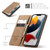 iPhone 13 Pro Max CaseMe 013 Multifunctional Retro Frosted Horizontal Flip Leather Case with Card Slot & Holder & Wallet - Brown