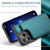 iPhone 13 Pro Max CaseMe C22 Card Slots Holder RFID Anti-theft Phone Case - Blue Green