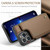 iPhone 13 Pro Max CaseMe C22 Card Slots Holder RFID Anti-theft Phone Case - Brown iPhone 13 Pro Max CaseMe C22 Card Slots Holder RFID Anti-theft Phone Case - Brown