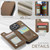 iPhone 13 Pro Max CaseMe C22 Card Slots Holder RFID Anti-theft Phone Case - Brown iPhone 13 Pro Max CaseMe C22 Card Slots Holder RFID Anti-theft Phone Case - Brown