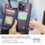 iPhone 13 Pro Max CaseMe C22 Card Slots Holder RFID Anti-theft Phone Case - Purple iPhone 13 Pro Max CaseMe C22 Card Slots Holder RFID Anti-theft Phone Case - Purple