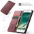 CaseMe 013 Multifunctional Retro Frosted Horizontal Flip Leather Case iPhone 7 Plus / 8 Plus, with Card Slot & Holder & Wallet - Khaki