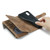 iPhone X / XS CaseMe C30 PU + TPU Multifunctional Horizontal Flip Leather Case with Holder & Card Slot & Wallet & Zipper Pocket - Brown