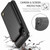 iPhone XS / X CaseMe C22 Card Slots Holder RFID Anti-theft Phone Case - Black