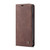 iPhone XS Max CaseMe 013 Multifunctional Retro Frosted Horizontal Flip Leather Case with Card Slot & Holder & Wallet - Coffee