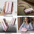 iPhone XS Max CaseMe C36 Card Slots Zipper Wallet RFID Anti-theft Leather Phone Case - Pink