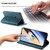 CaseMe 013 Multi-functional Retro Frosted Horizontal Flip Leather Case with Card Slot & Holder & Wallet OnePlus 7 - Blue