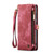 CaseMe 008 Detachable Multifunctional Retro Frosted Horizontal Flip Leather Case Galaxy A20 / M10S, with Card Slot & Holder & Zipper Wallet & Photo Frame - Red CaseMe 008 Detachable Multifunctional Retro Frosted Horizontal Flip Leather Case Galaxy A20 / M10S, with Card Slot & Holder & Zipper Wallet & Photo Frame - Red