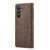 Samsung Galaxy A25 5G CaseMe 013 Multifunctional Horizontal Flip Leather Phone Case - Coffee