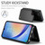Samsung Galaxy A54 5G CaseMe C22 Card Slots Holder RFID Anti-theft Phone Case - Black
