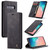 CaseMe 013 Multifunctional Retro Frosted Horizontal Flip Leather Case Galaxy S10, with Card Slot & Holder & Wallet - Black