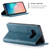 CaseMe 013 Multifunctional Retro Frosted Horizontal Flip Leather Case Galaxy S10 E, with Card Slot & Holder & Wallet - Blue
