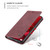 Samsung Galaxy S20 FE CaseMe 013 Multifunctional Horizontal Flip Leather Case with Holder & Card Slot & Wallet - Wine Red