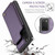 Samsung Galaxy S20 FE CaseMe C22 Card Slots Holder RFID Anti-theft Phone Case - Purple